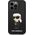 Karl Lagerfeld Etui Karl Lagerfeld KLHCP14XSNIKBCK Apple iPhone 14 Pro Max hardcase czarny/black Silicone Ikonik