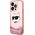 Karl Lagerfeld Karl Lagerfeld KLHCP14LLNCHCP iPhone 14 Pro 6,1" różowy/pink hardcase Glitter Choupette Head NoSize