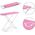 Milly Mally Deska do prasowania - zabawka Kaya Prestige Pink