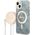 Guess Zestaw Guess GUBPP14MH4EACSB Case+ Charger iPhone 14 Plus 6,7" niebieski/blue hard case 4G Print MagSafe NoSize