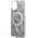 Guess Zestaw Guess GUBPP14MH4EACSB Case+ Charger iPhone 14 Plus 6,7" niebieski/blue hard case 4G Print MagSafe NoSize