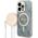 Guess Zestaw Guess GUBPP14XH4EACSB Case+ Charger iPhone 14 Pro Max 6,7" niebieski/blue hard case 4G Print MagSafe NoSize