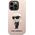 Karl Lagerfeld Karl Lagerfeld KLHCP14LSNIKBCP iPhone 14 Pro 6,1" hardcase różowy/pink Silicone Ikonik NoSize