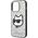 Karl Lagerfeld Karl Lagerfeld KLHCP14XG2CPS iPhone 14 Pro Max 6,7" srebrny/silver hardcase Glitter Choupette Patch NoSize