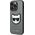 Karl Lagerfeld KARL LAGERFELD IPHONE 14 PRO MAX SILVER CHOUPETTE HEAD PATCH KLHCP14XSAPCHG