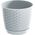 Prosperplast Doniczka okrągła RATOLLA ROUND DRLO165-S449, Kolor Biały, Prosperplast, Wymiary 16.50x14 cm