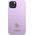 Guess Etui Guess GUHCP13SPS4MU Apple iPhone 13 mini purpurowy/purple hardcase Saffiano 4G Small Metal Logo