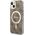 Guess Guess zestaw ładowarka MagSafe + etui do iPhone 14 6,1" brązowe 4G Print (GUBPP14SH4EACSW)