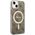 Guess Guess zestaw ładowarka MagSafe + etui do iPhone 14 6,1" brązowe 4G Print (GUBPP14SH4EACSW)