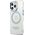 Guess Guess GUHMP13LHTRMB iPhone 13 Pro / 13 6,1" niebieski/blue hard case Metal Outline Magsafe