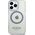 Guess Guess GUHMP13LHTRMB iPhone 13 Pro / 13 6,1" niebieski/blue hard case Metal Outline Magsafe