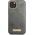 Guess Guess GUHMP13MSAPSTG iPhone 13 6,1" szary/grey hardcase Peony Logo Plate MagSafe