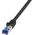 LogiLink LogiLink C6A093S kabel sieciowy Czarny 10 m Cat6a S/FTP (S-STP)