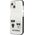Karl Lagerfeld Etui Karl Lagerfeld KLHCP13STPEKCW Apple iPhone 13 mini hardcase biały/white Karl&Choupette