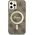 Guess Guess Bundle Pack MagSafe 4G - Zestaw etui + ładowarka MagSafe iPhone 12 / iPhone 12 Pro (brązowy/złoty)