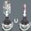 Wiertło Wera WERA ZESTAW KOŃCÓWEK Z GRZECHOTKĄ 3/8" 13cz. 8009 ZYKLOP POCKET IMPERIAL SET1