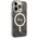 Ładowarka Guess Zestaw Guess etui + ładowarka bezprzewodowa GUBPP14LH4EACSK Apple iPhone 14 Pro czarny/black hard case 4G Print MagSafe