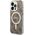Ładowarka Guess Zestaw Guess etui + ładowarka bezprzewodowa GUBPP14LH4EACSW Apple iPhone 14 Pro brązowy/brown hard case 4G Print MagSafe