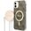 Ładowarka Guess Zestaw Guess etui + ładowarka bezprzewodowa GUBPN61H4EACSW Apple iPhone 11 brązowy/brown hard case 4G Print MagSafe