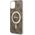 Ładowarka Guess Zestaw Guess etui + ładowarka bezprzewodowa GUBPN61H4EACSW Apple iPhone 11 brązowy/brown hard case 4G Print MagSafe