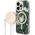Ładowarka Guess Zestaw Guess etui + ładowarka bezprzewodowa GUBPP14LHJEACSA Apple iPhone 14 Pro zielony/green hard case Jungle MagSafe