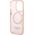 Guess Etui Guess GUHMP14LHTCMP Apple iPhone 14 Pro różowy/pink hard case Gold Outline Translucent MagSafe