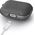 Uniq Etui UNIQ Valencia Apple AirPods Pro szary/gunmetal grey Antimicrobial