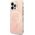 Ładowarka Guess Zestaw Guess etui + ładowarka bezprzewodowa GUBPP13XH4EACSP Apple iPhone 13 Pro Max różowy/pink hard case 4G Print MagSafe