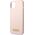 Guess Guess GUHMP13MSBPLP iPhone 13 6,1" różowy/pink hard case Silicone Logo Plate MagSafe
