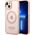 Guess Etui Guess GUHMP14SHTCMP Apple iPhone 14 różowy/pink hard case Gold Outline Translucent MagSafe