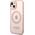 Guess Etui Guess GUHMP14SHTCMP Apple iPhone 14 różowy/pink hard case Gold Outline Translucent MagSafe