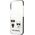 Karl Lagerfeld Etui Karl Lagerfeld KLHCP13XTPEKCW Apple iPhone 13 Pro Max hardcase biały/white Karl&Choupette