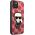 Karl Lagerfeld Etui Karl Lagerfeld KLHCP13MPMNIKPI Apple iPhone 13 hardcase czerwony/red Monogram Ikonik Patch