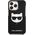 Karl Lagerfeld Etui Karl Lagerfeld KLHCP13XTPECK Apple iPhone 13 czarny/black Choupette Head Black