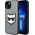 Karl Lagerfeld Etui Karl Lagerfeld KLHCP14SSAPCHG Apple iPhone 14 hardcase srebrny/silver Saffiano Choupette Head Patch