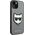Karl Lagerfeld Etui Karl Lagerfeld KLHCP14SSAPCHG Apple iPhone 14 hardcase srebrny/silver Saffiano Choupette Head Patch