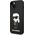 Karl Lagerfeld Etui Karl Lagerfeld KLHMP14MSNIKBCKApple iPhone 14 Plus hardcase czarny/black Silicone Ikonik Magsafe