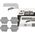 Lizard Skins LIZARDSKINS DSP Lever Grip - Platinum Gray 0.5 mm (2 zestawy po 2 szt.) (NEW 2023)