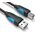 Kabel USB Vention USB-A - USB-B 1 m Czarny (VAS-A16-B100-F)