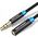 Kabel Vention Jack 3.5mm - Jack 3.5mm 1.5m czarny (VAB-B06-B150-M)
