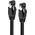MicroConnect CAT8.1 S/FTP 2m Black LSZH