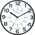 Unilux Zegar Unilux Pop 28.5cm czarny -