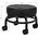 Activeshop TABORET KOSMETYCZNY DO PEDICURE H-13 CZARNY