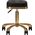 Activeshop Taboret kosmetyczny M-1645 złoto czarny