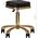 Activeshop Taboret kosmetyczny M-1645 złoto czarny