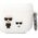 Karl Lagerfeld Karl Lagerfeld KLACA3SILKCW AirPods 3 cover biały/white Silicone Karl & Choupette