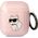 Karl Lagerfeld Karl Lagerfeld KLA2HNCHTCP Airpods 1/2 cover różowy/pink Ikonik Choupette