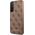 Guess Etui Guess GUHCS23SG4GFBR do Samsung Galaxy S23 S911 brązowy/brown hard case 4G Metal Gold Logo