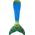 Master Kostium Syrenki Strój Kąpielowy MASTER 120 cm Blue