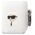 Karl Lagerfeld Etui ochronne na słuchawki Karl Lagerfeld do AirPods 1/2 cover biały/white Silicone Karl Head 3D